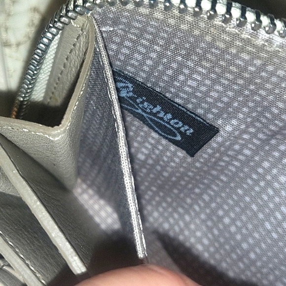 Brighton Leather Heart Wallet with wristlet - Picture 7 of 10